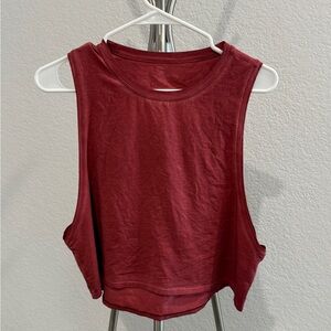 Lululemon cut back crop tank